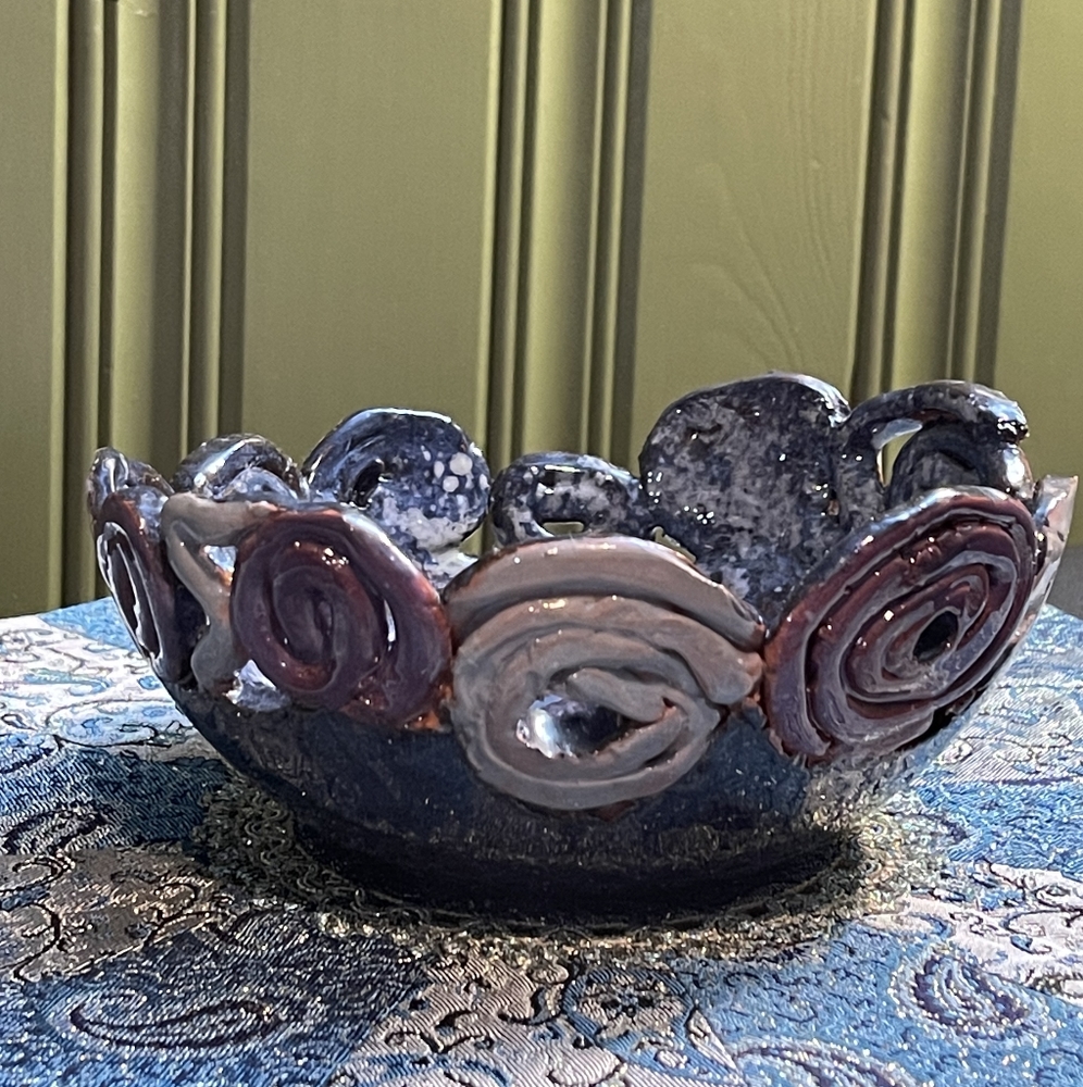 Vintage handmade bowl